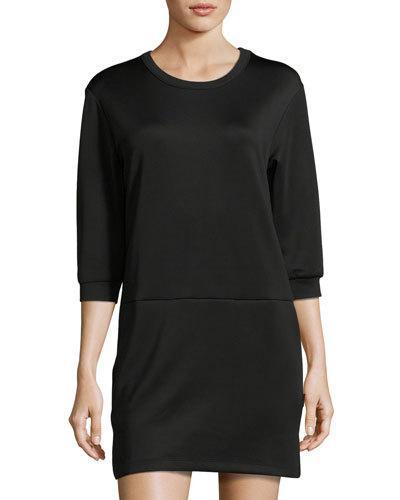 Jill Knit Sheath Dress, Black