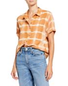 Pleasance Tie-dye Button-down
