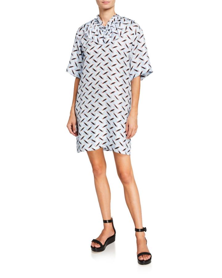 Printed Ruffle