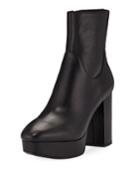 Amazon Leather Platform Booties