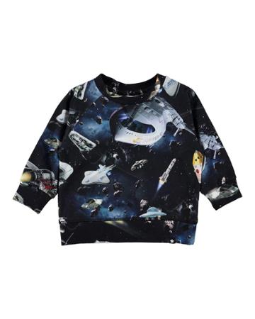 Elmo Space Print Long-sleeve Tee, Size