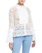 Allessio Crochet Top