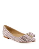 Steffy Houndstooth Ballerina Flats