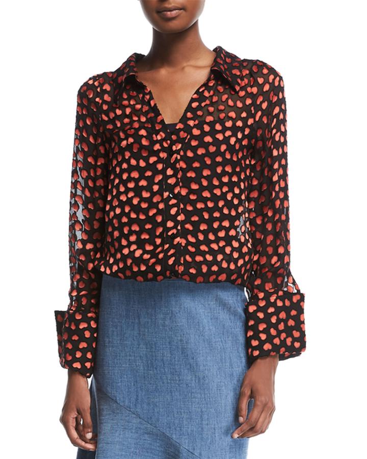 Emmerson Heart-burnout Velvet