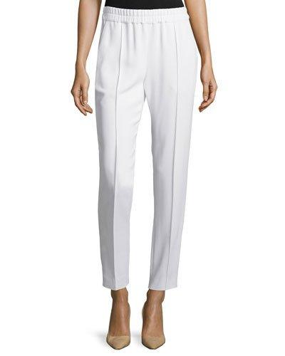 Tonessa Slim-leg Ankle Pants, Frost