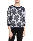 Belvedere Rose Wool-blend 3/4
