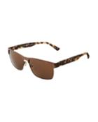 Square Brow-line Metal/acetate