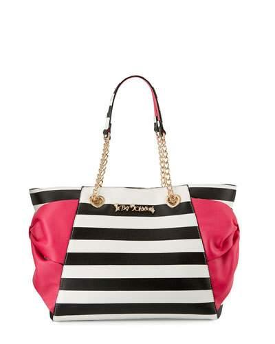 Hotty Pocket Bow Tote Bag,
