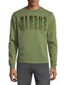Versus Embroidered Sweatshirt, Green