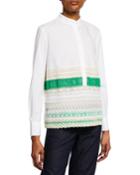 Runway Lace-trim Tunic