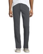 Graduated Melange Wool Trousers