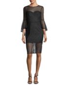 Anya Swiss Dot Tulle Cocktail Dress