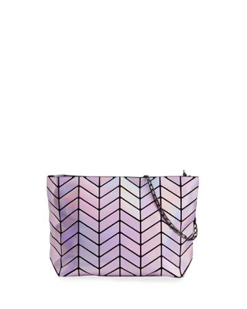 Chevron Geometric Clutch Bag