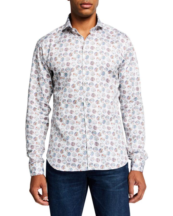 Men's Printed Long Sleeve