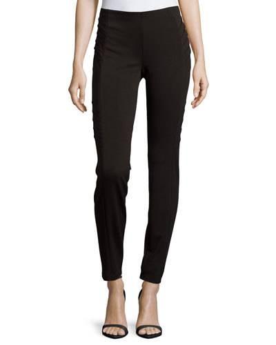 Ponte Leggings With Darts, Noir