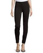 Ponte Leggings With Darts, Noir