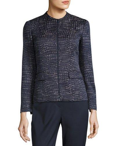 Jaylan Seacliff Novelty Zip-front Jacket,