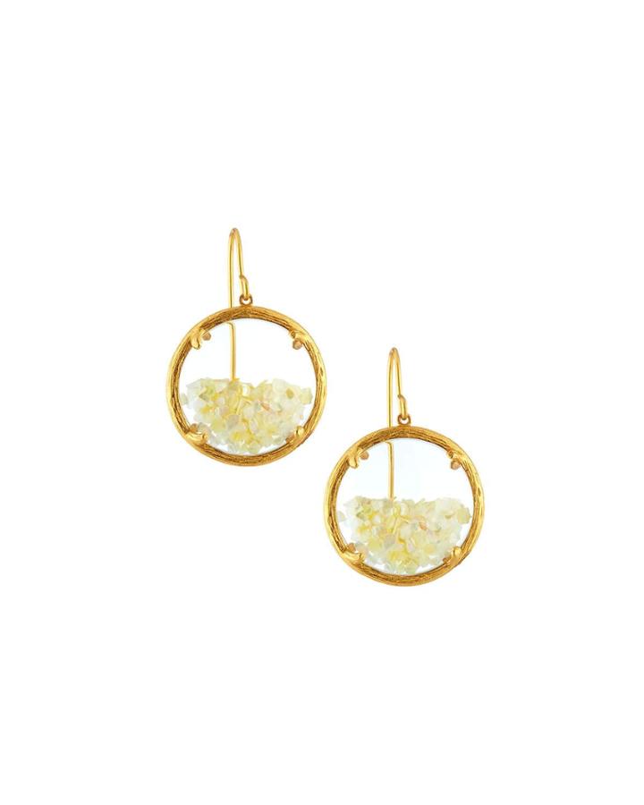 Shaker Birthstone Earrings, June