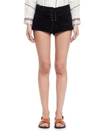 Danton Suede Tie-front