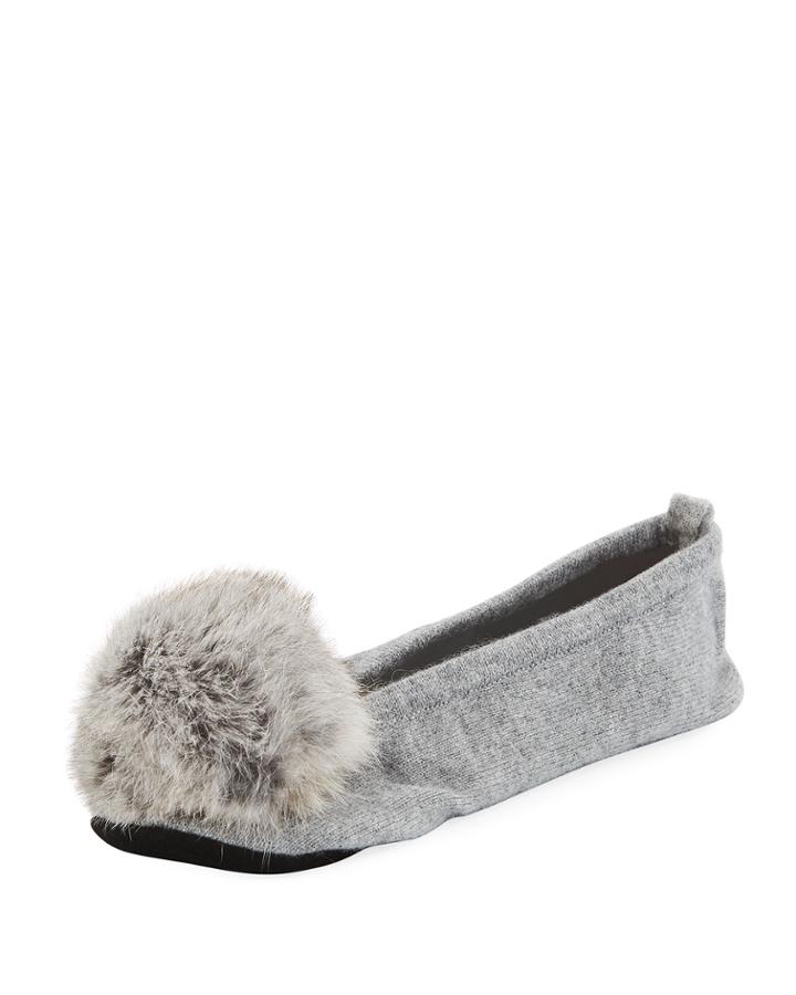 Cashmere Rabbit Fur Pompom