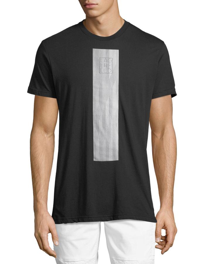 Men's Geo-stripe Logo Graphic T-shirt