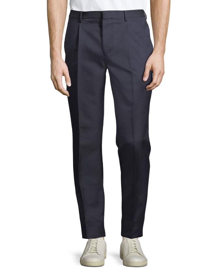 Men's Formal Wool-silk Trouser Pants