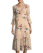 Gaby Floral-print Wrap Dress