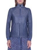 Shimmer Knit Parka