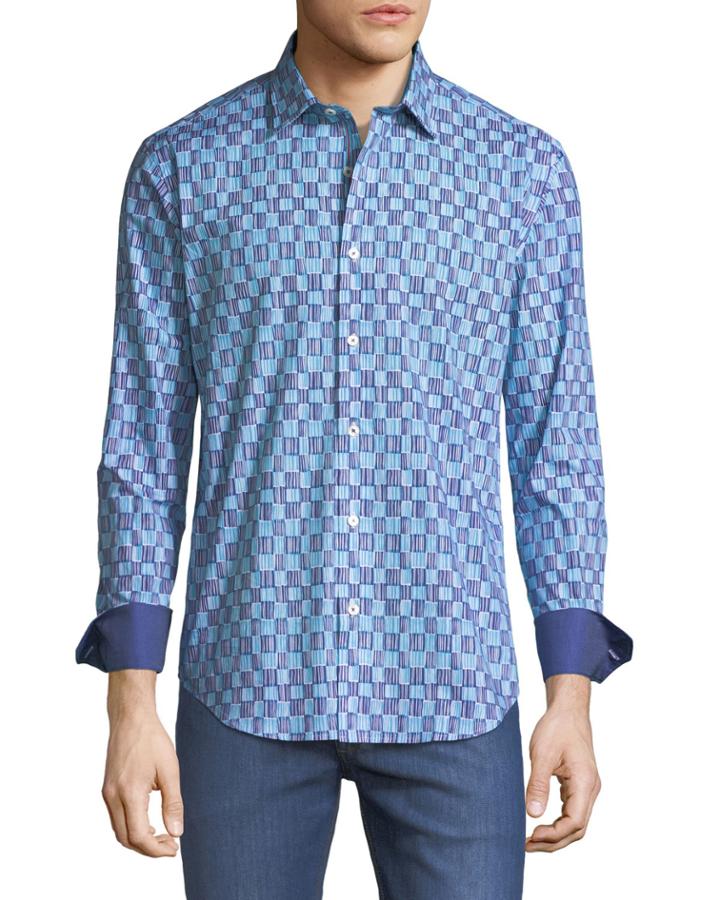 Shaped-fit Checkered