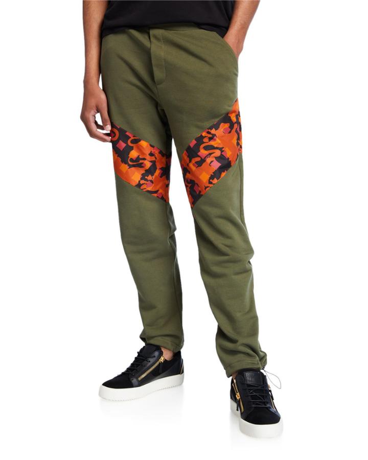 Men's Camo-stripe Straight