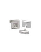 18k White Gold Diamond Square Cuff