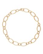 18k Yellow Gold Oval-link Necklace
