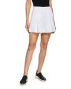 High-rise Shorts With Inverted Front Pleat