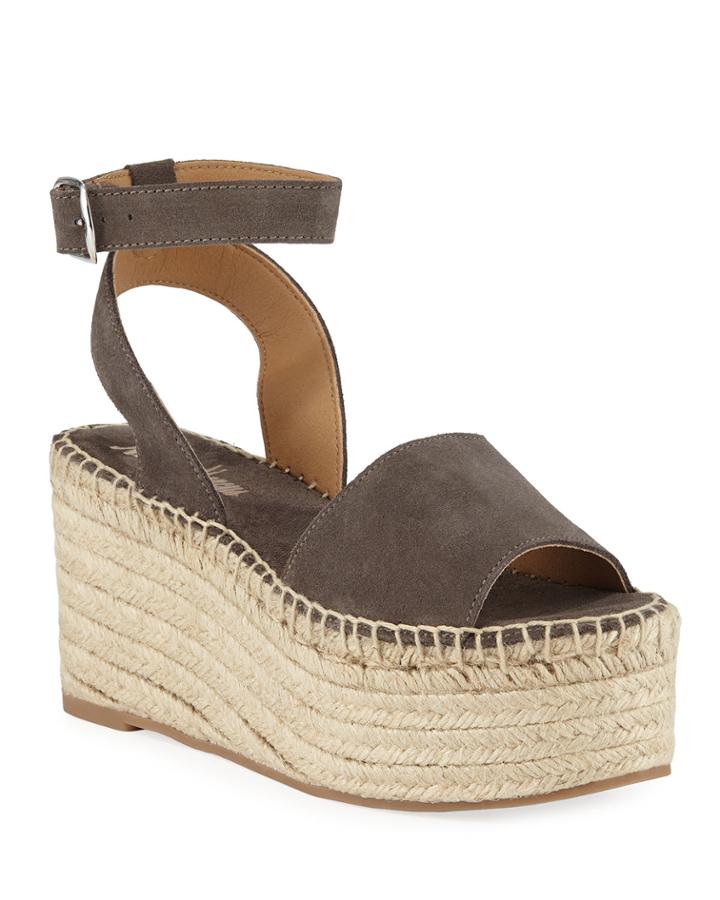Bella Ankle-strap Platform Espadrilles