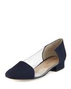 Frances Grain Illusion Flat, Blue