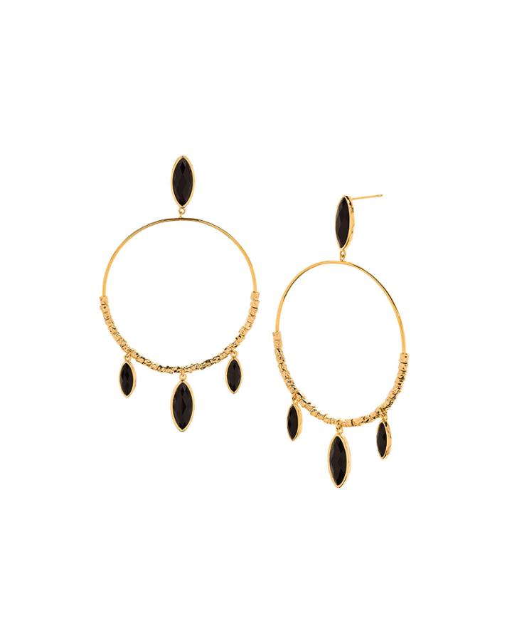 Palisades Marquise Hoop Earrings