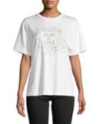 Starburst Logo Crewneck Short-sleeve Cotton Tee