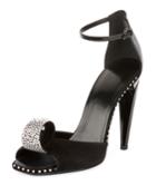 Crystal-embellished D'orsay
