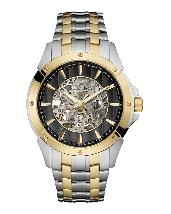 43mm Men's Automatic Bracelet Watch, Two-tone