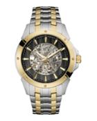 43mm Men's Automatic Bracelet Watch, Two-tone