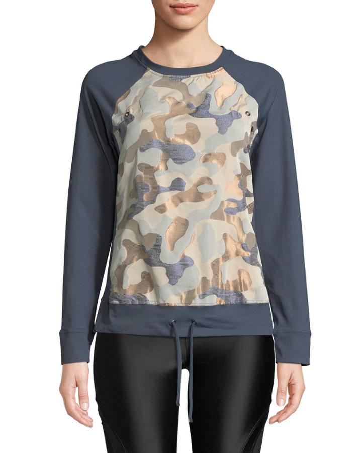 Olvera Metallic Camo Long-sleeve