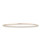 18k Rose Gold Diamond Bangle