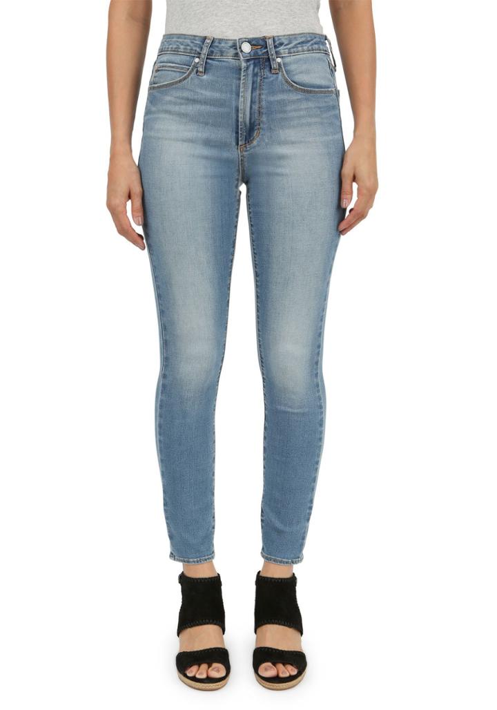 Heather High-rise Skinny Cropped Jeans
