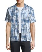 Men's Shibori Printed Cabana