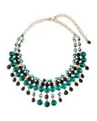 Emerald Crystal Statement Necklace