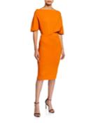 Olivia Draped-shoulder
