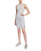 Drawstring Sleeveless T-shirt Dress