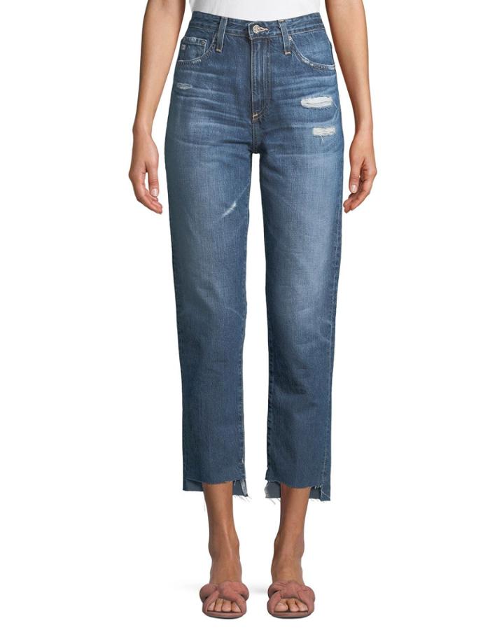 Pheobe Cropped High-waist Jeans