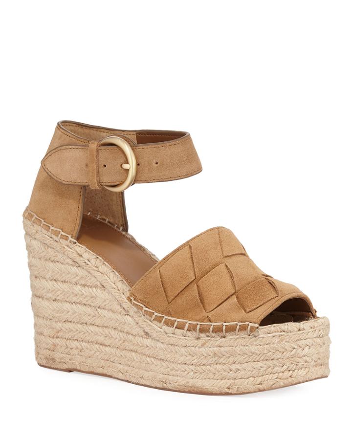 Adalla Woven Suede Espadrille
