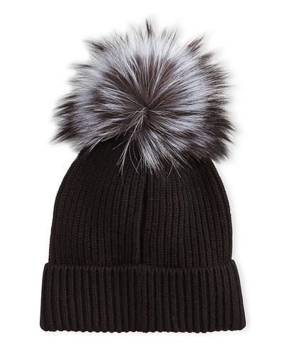Cshm Pom Ht Blk/pnk